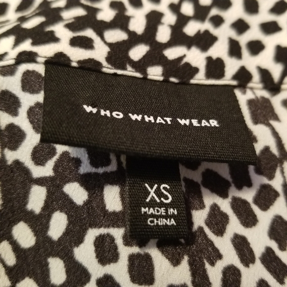 Who What Wear | Peplum Top | Size X-Small - Picture 3 of 9